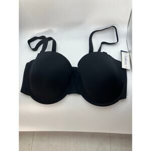 Gap Body 34DD Everyday Multiway Bra Black Smooth Micro‎ Fabric Convertible New